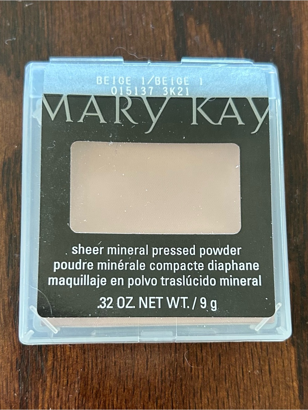 Mary Kay Sheer Mineral Pressed Powder BEIGE 1 NEW 015137 Discontinued / Retired